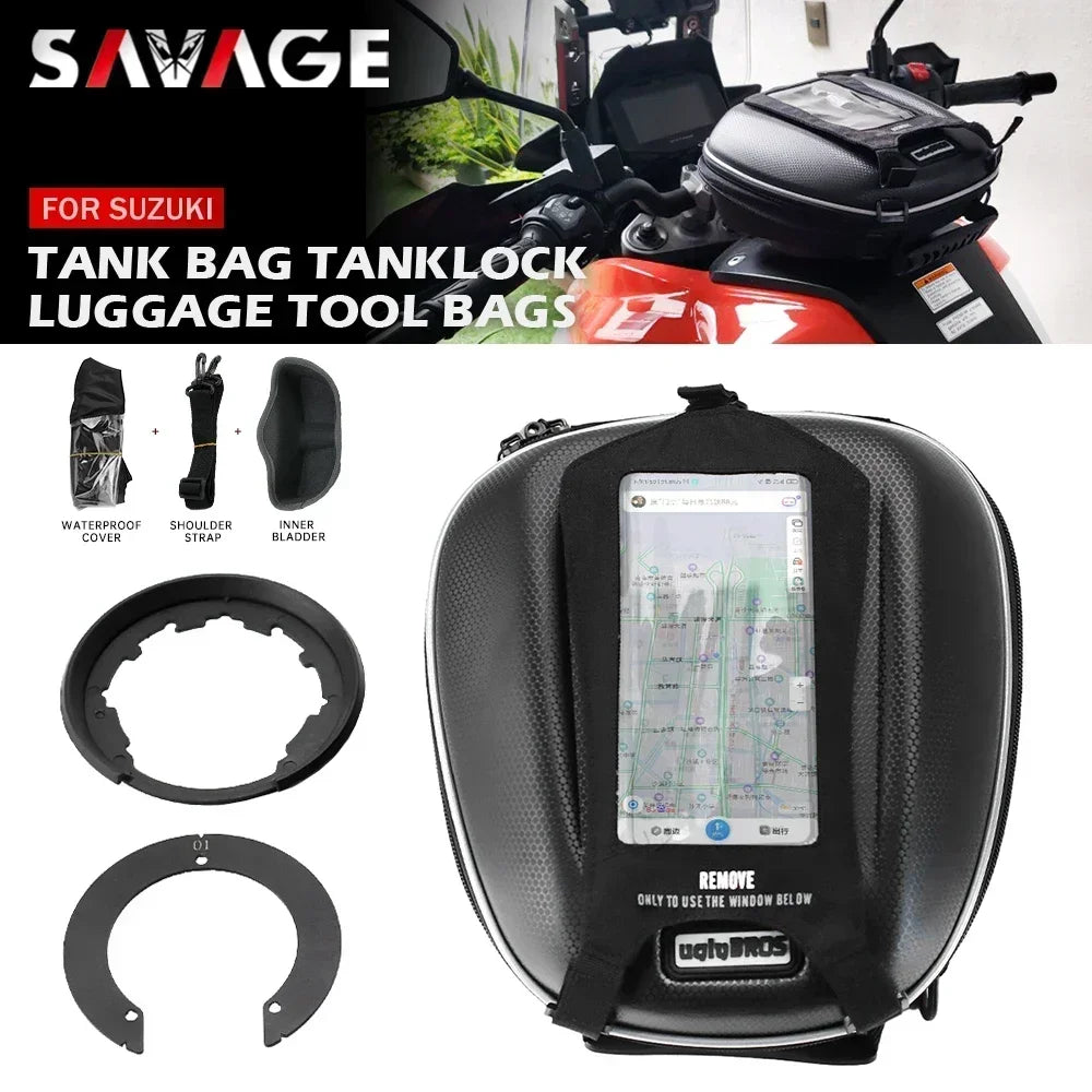 SavageSwift Tank Bag for Suzuki Motorcycles