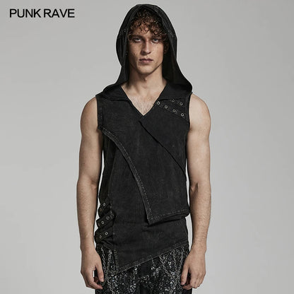 Rogue Knit Hooded Vest for Men