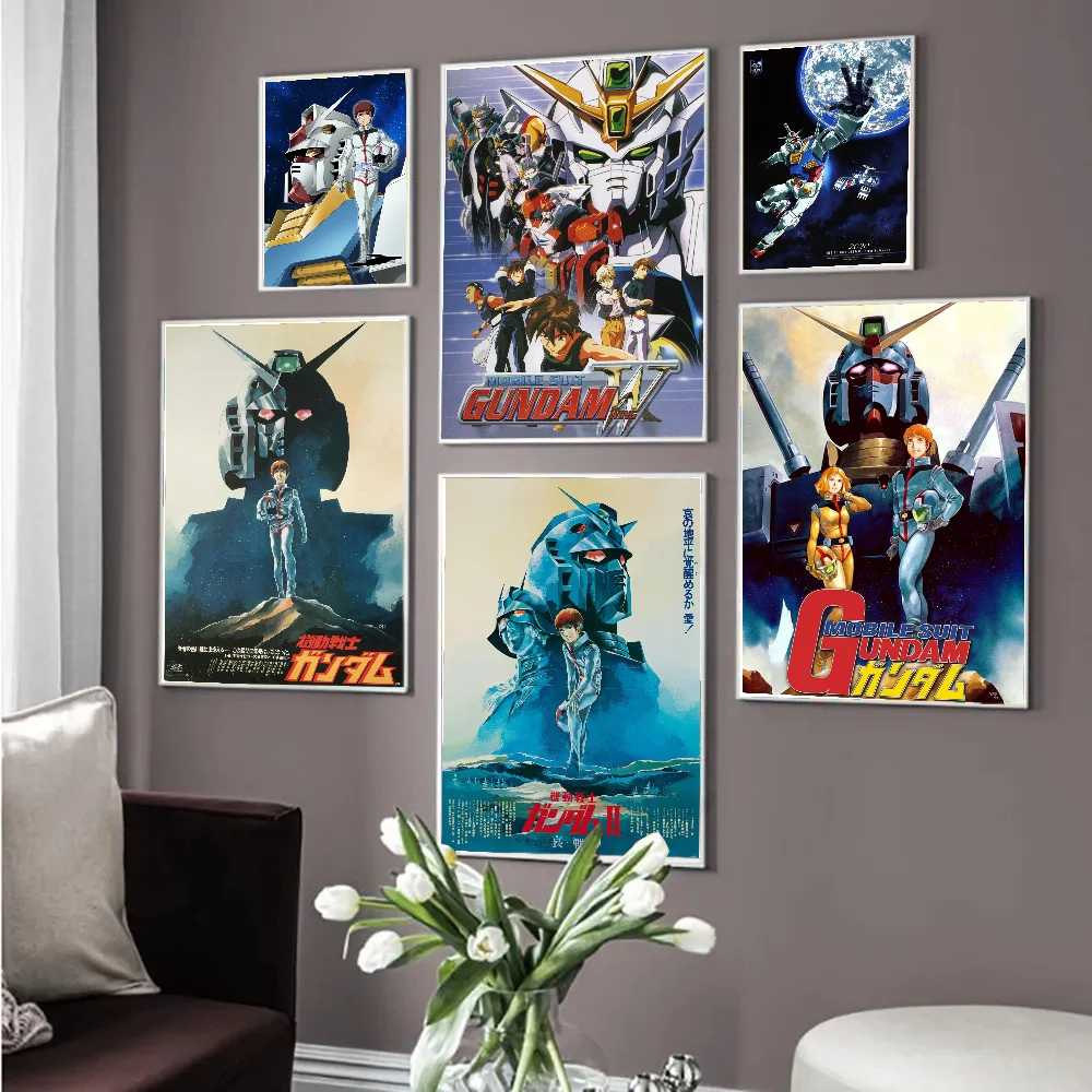 Anime G-Gundam Retro HD Poster Wall Art Decor