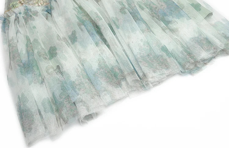 Product Name: Seasixiang Vintage Glam Long Dress