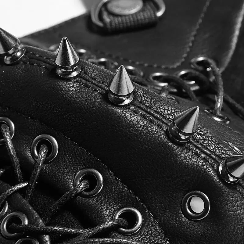 Punk Vibe Gothic Hoodie: Streetwear for Individualists
