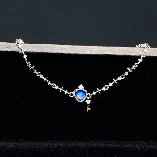 Celestial Crown Silver Moonstone Bracelet