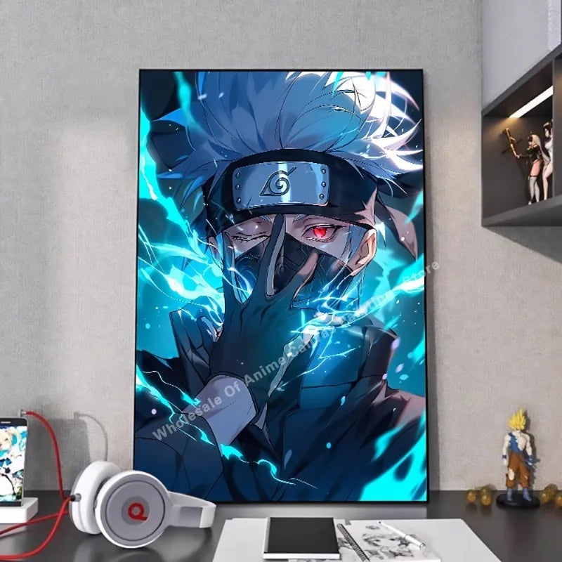 Naruto Kakashi Vibrant Anime Wall Art Poster