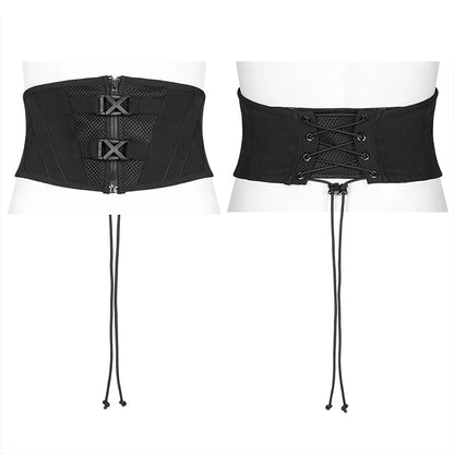 Punk Rave Futuristic Slim Girdle Belt