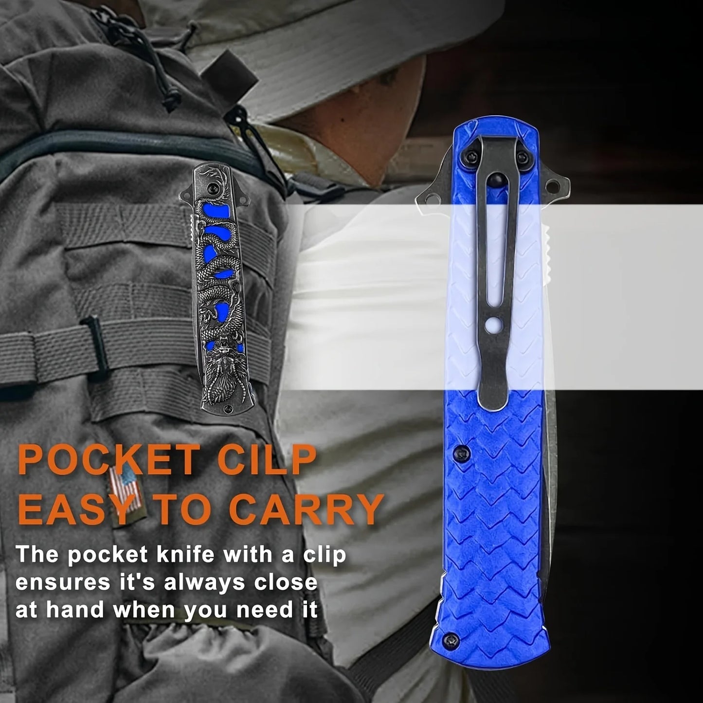 Pocket Companion: EDC Folding Knife for Adventures