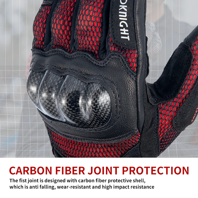 Star Field Knight Carbon Fiber Summer Bike Gloves