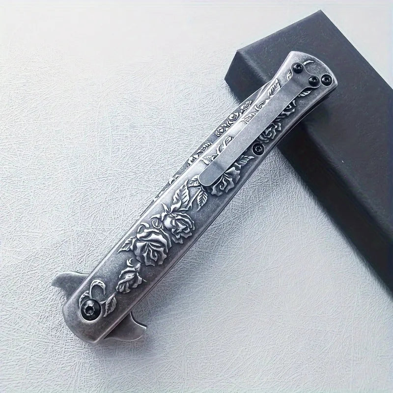 RoseCraft EDC Folding Knife - Versatile Companion