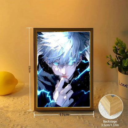 Gojo's Glow: Jujutsu Kaisen LED Art Frame