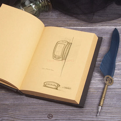 A5 Gothic Steampunk Notebook Vintage