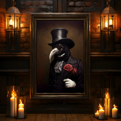 Victorian Spook: Dark Canvas Art for Eerie Homes