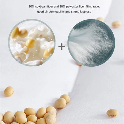 MemoryEase Ergonomic Pillow - Soft Cotton Comfort