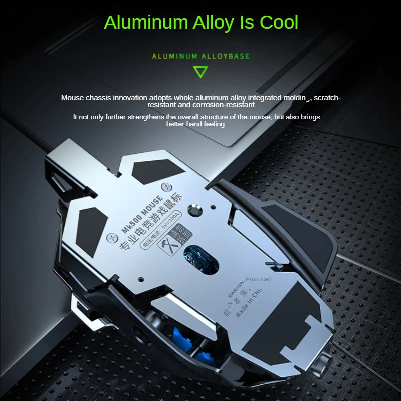New Mechanical Wired Gaming Mouse 9 Key
