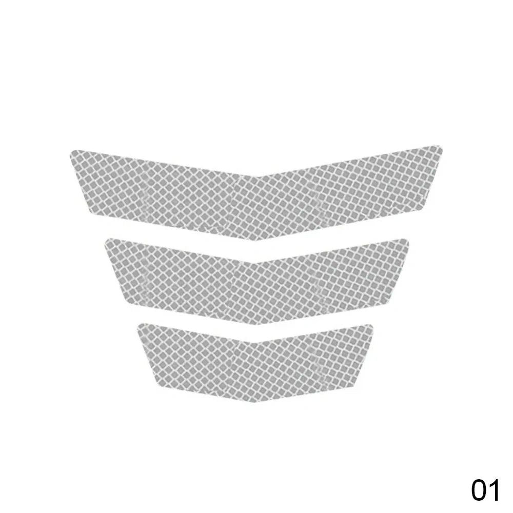 Reflective Trapezoid Motorcycle Warning Stickers