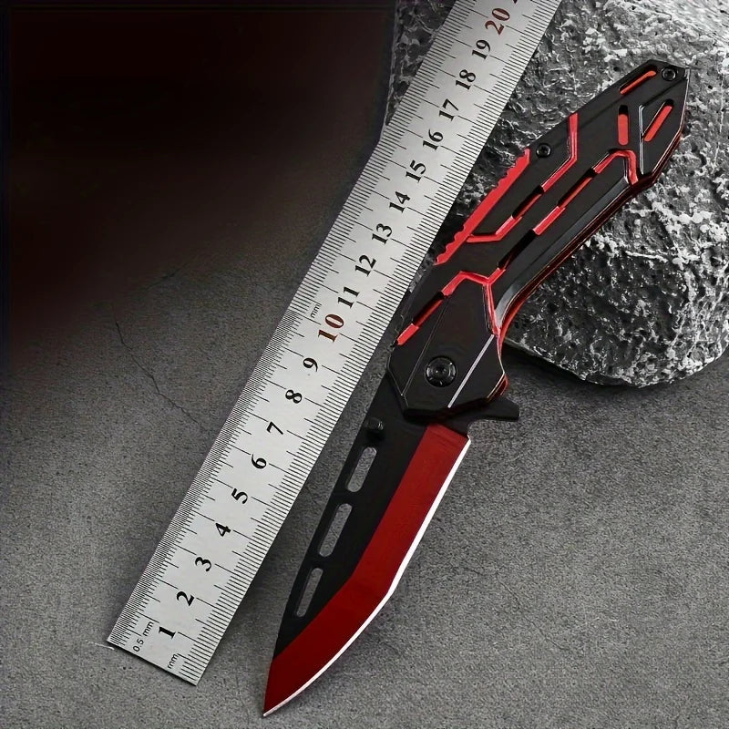 SurvivorPro: Dual-Color Portable Folding Knife