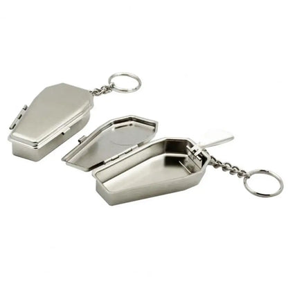 Coffin Keychain Ashtray: Chic & Portable Smokers’ Gem