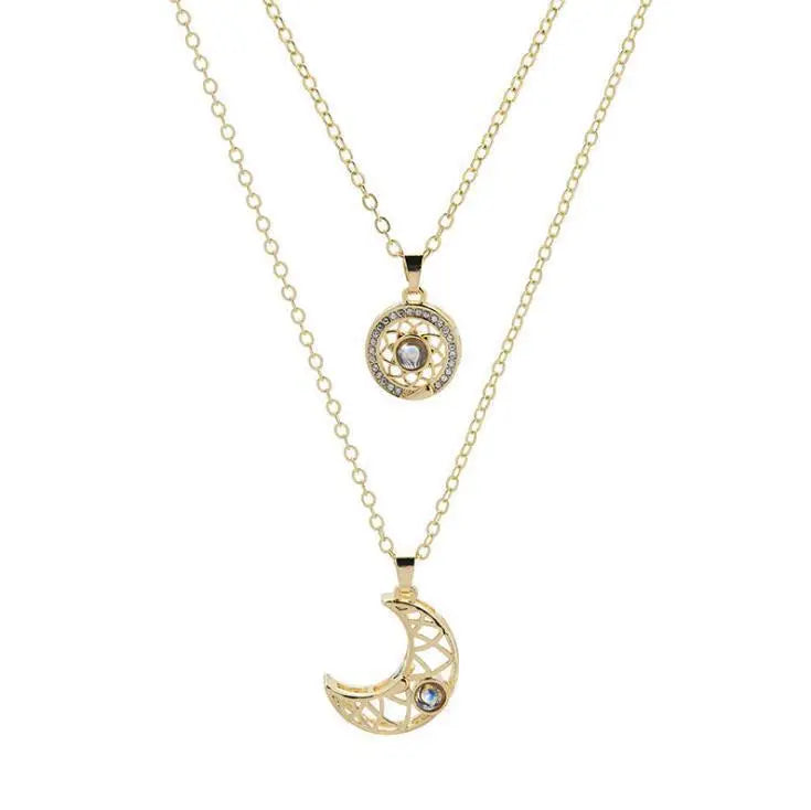 Name: Sun & Moon Lovers' Pendant Duo