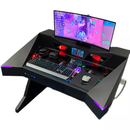 Tempered Glass Side Panel Table PC
