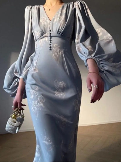 Elegant Mermaid Vintage Dress for Women