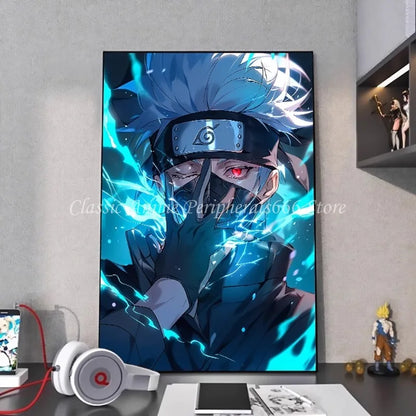 Naruto Kakashi Vibrant Anime Wall Art Poster