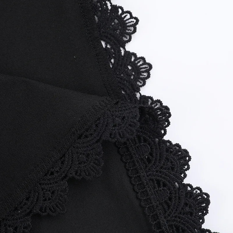 Gothic Velour Hooded Mini Dress