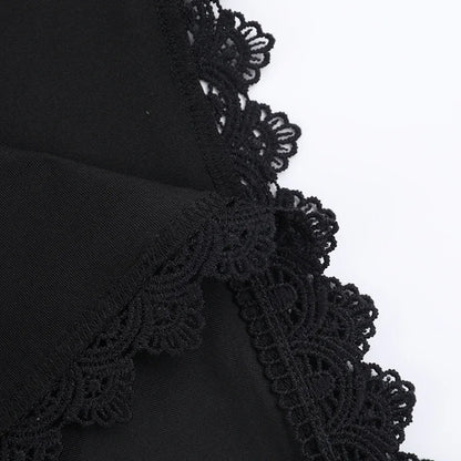Gothic Velour Hooded Mini Dress