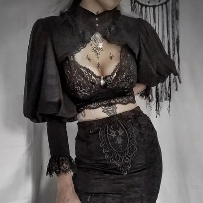 Gothic Lantern Sleeve Smock High Street