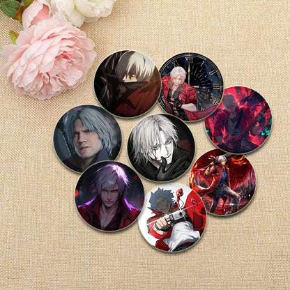 Dante Cosplay Pin: Devil May Cry Badge