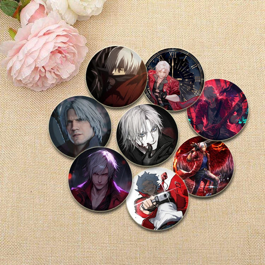 Dante Cosplay Pin: Devil May Cry Badge