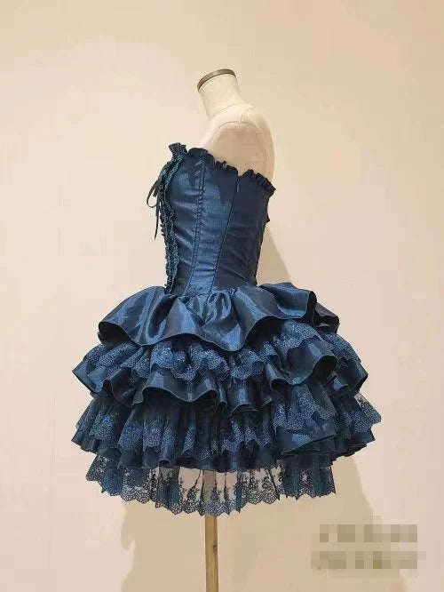 Lace Elegance: Japanese Gothic Lolita Dress