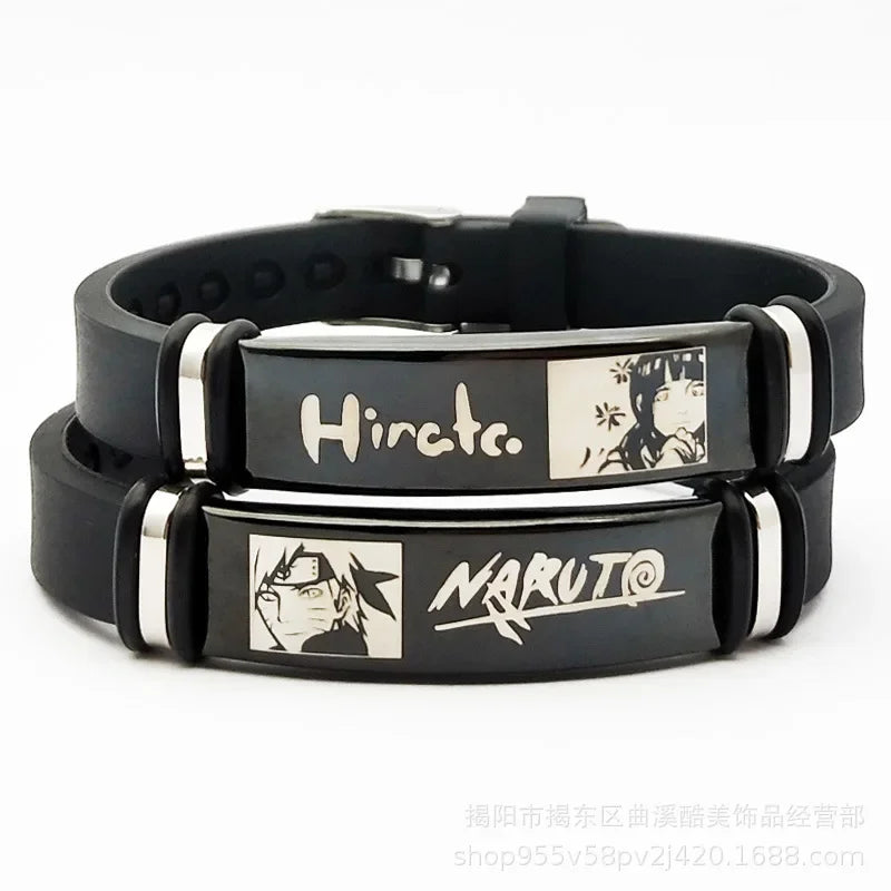 Uchiha & Kakashi Naruto Silicone Band
