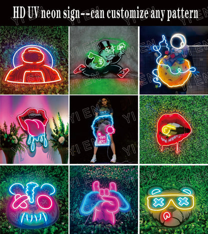 Customizable Neon Glow Sign Maker