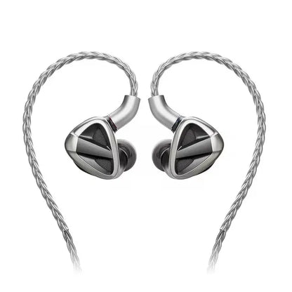 FiiO FH19 2DD+6BA Hybrid Driver HiFi Music IEM Hi-Res Audio In-Ear Earphone MMCX Detachable Cable Wried Earbuds