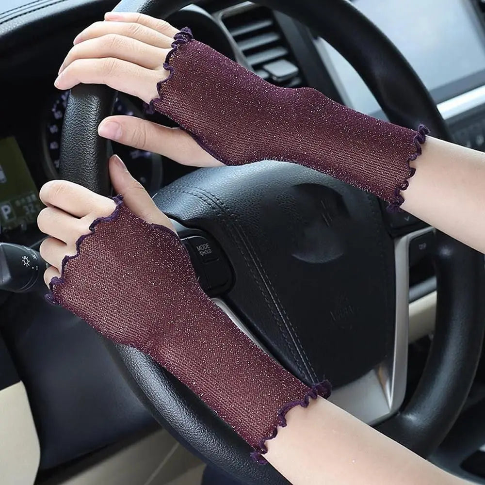 Mystic Mesh Anti-UV Cycling Gloves for Women