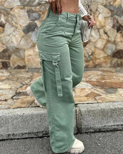 Cargo Chic High-Waist Pants for Women