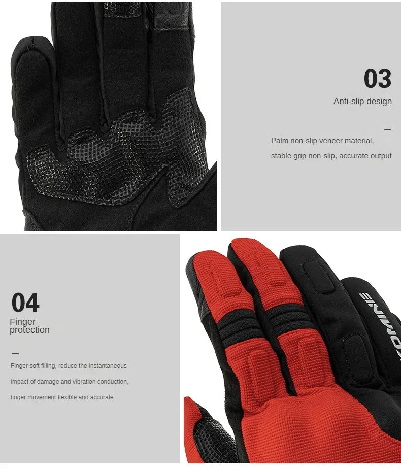 KOMINE GK-8184 EcoShield Warm Motorbike Gloves