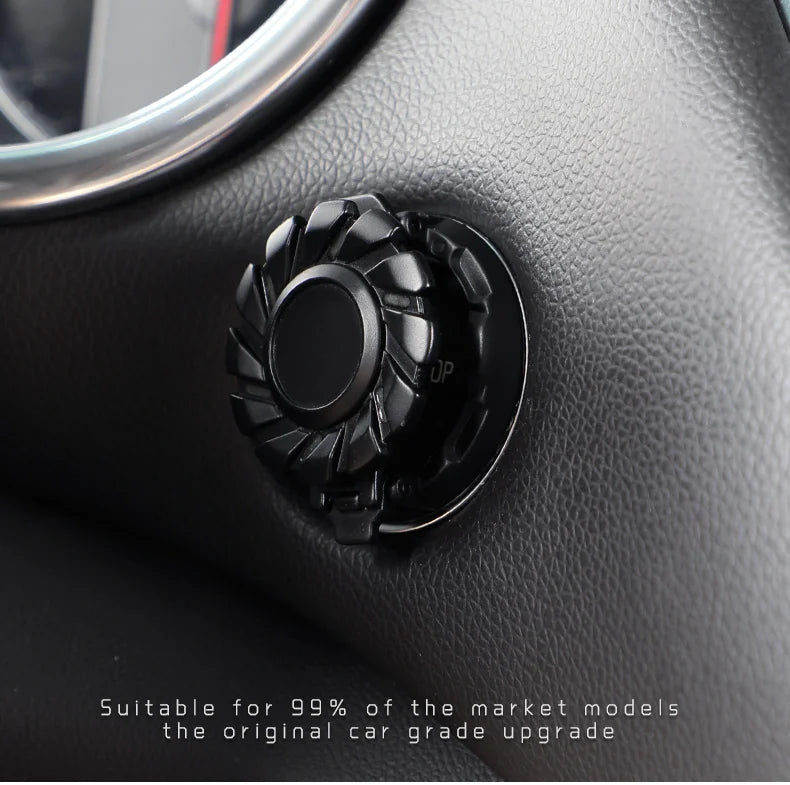 Metal Ignition Button Cover - One Click Start