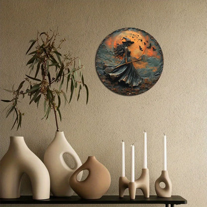 Aluminum Witchy Wall Art Décor Sign