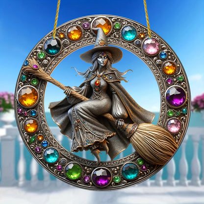 Mystic Witch Acrylic Sun Catcher Wall Art
