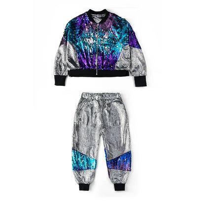Street Jazz Dance Costume For Girls Boys