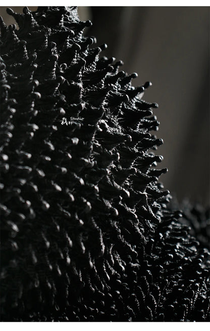 Hedgehog Elegance: 3D Handmade Designer Fabric Bag