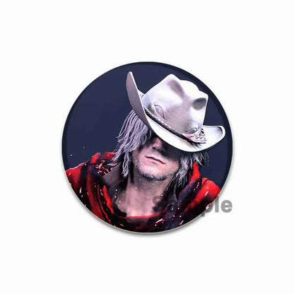 Dante Cosplay Pin: Devil May Cry Badge