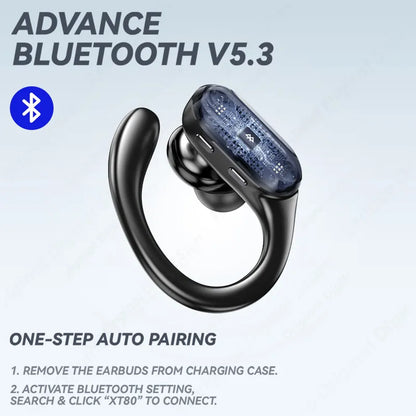 XT80 Bluetooth 5.3 Earphones True Wireless