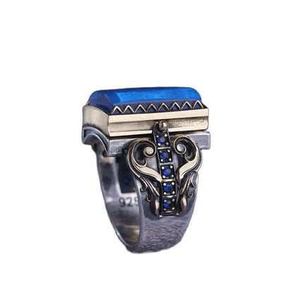 Silver Engraved Special Craftmanship Handmade Ring