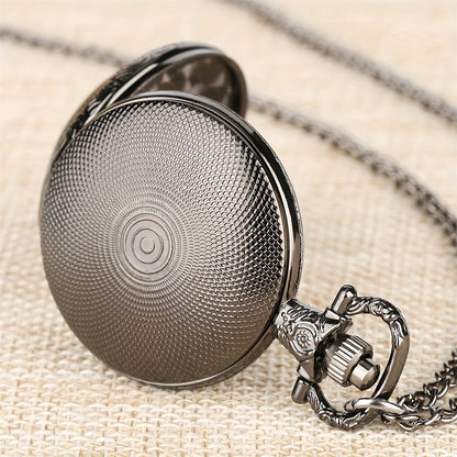 Chic Pocket Watch - Crow & Skull Design