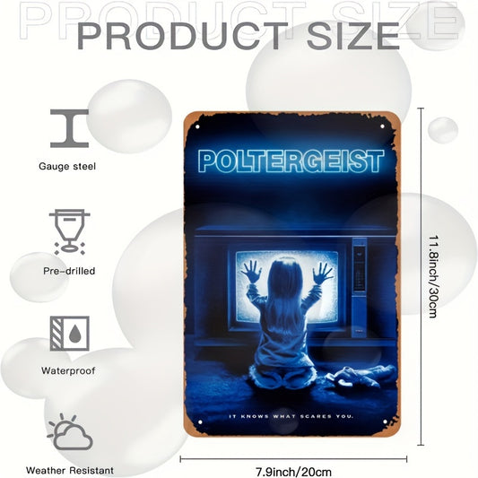 Poltergeist Vintage Metal Wall Decor Sign