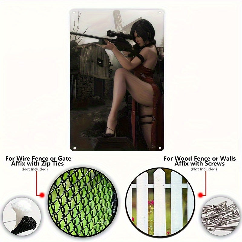 Resident Evil Ashley Metal Wall Décor