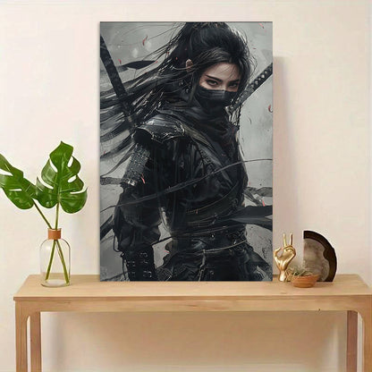 She-Devil Samurai Waterproof Canvas Wall Art