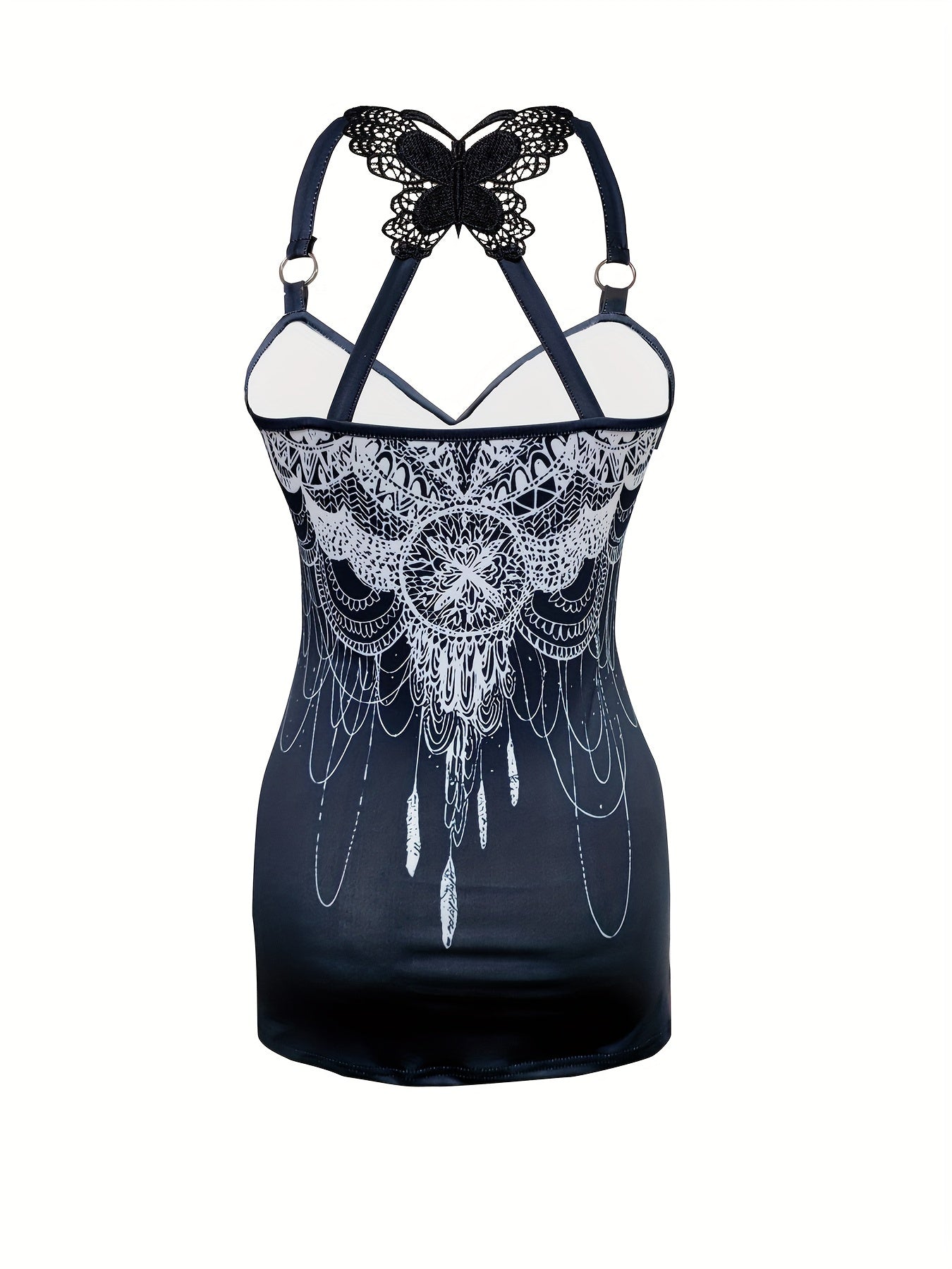 Butterfly Flare Ensemble: Ethnic Chic Set