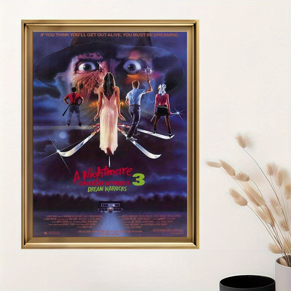 Freddy Krueger Horror Canvas Wall Art Print