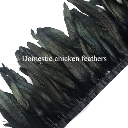 Gothic Velvet Cloak with Detachable Feather Cape Set